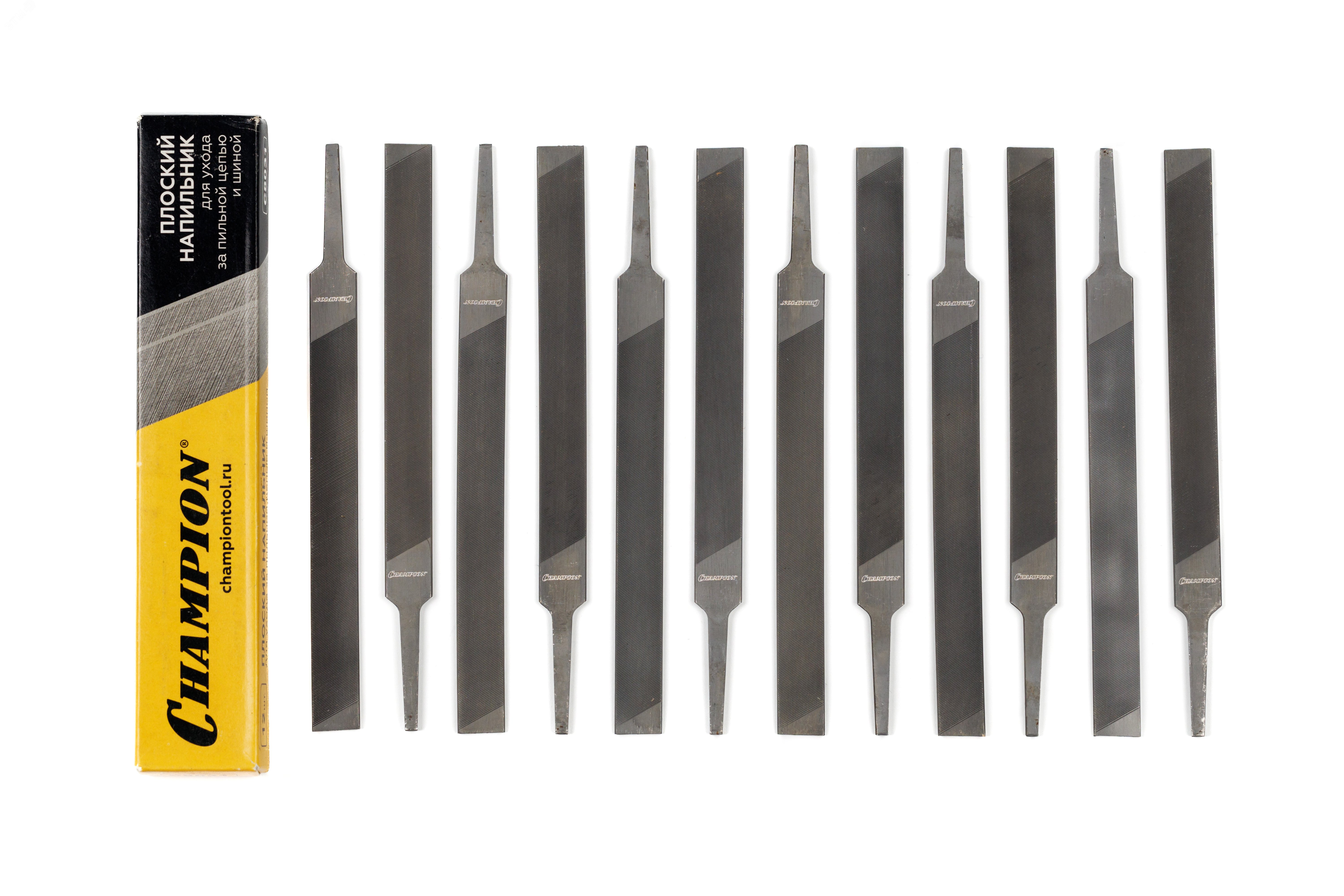 Изображение товара Напильник плоский 12 шт. CHAMPION (C8031) - комплект