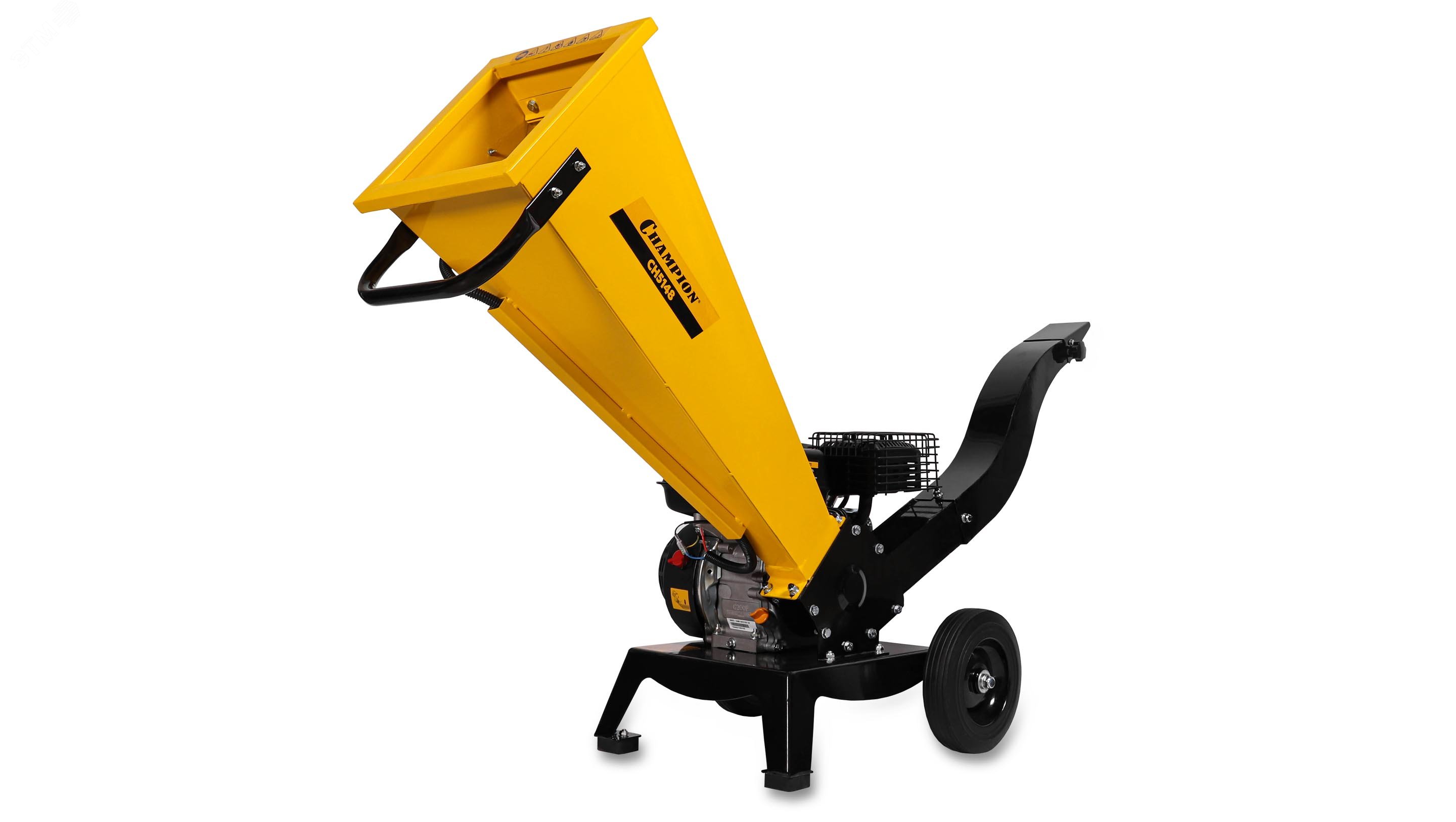 Изображение товара Измельчитель бензиновый CH5148 (PRO 4,8 кВт 196см? 40мм 45кг колеса) (шт)