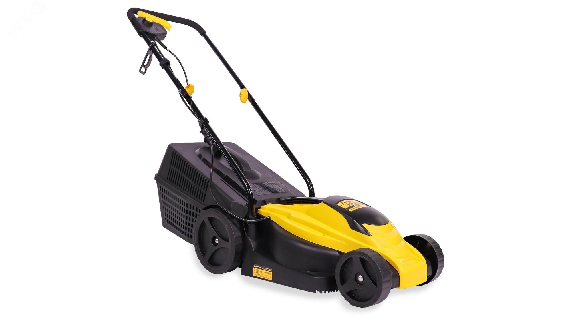 Изображение товара Электрическая газонокосилка Champion EM3110 1 кВт пластик травосборник 30л