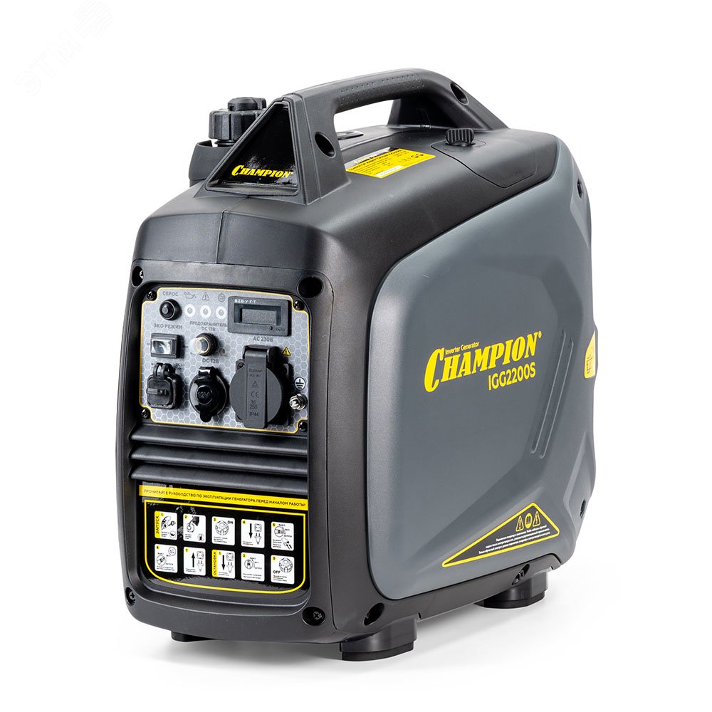 Изображение товара Генератор CHAMPION IGG2200S 2,2/2,4 кВт с закрытым корпусом