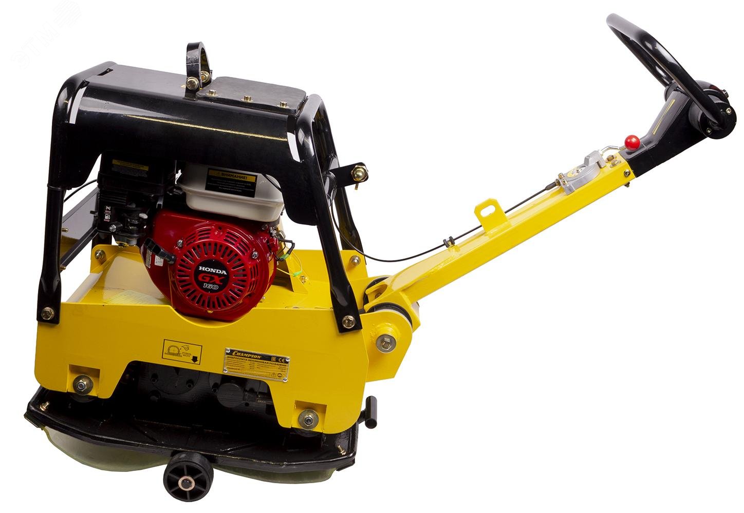 Изображение товара Бензиновая виброплита CHAMPION PC1345RHH 4 кВт реверс сталь