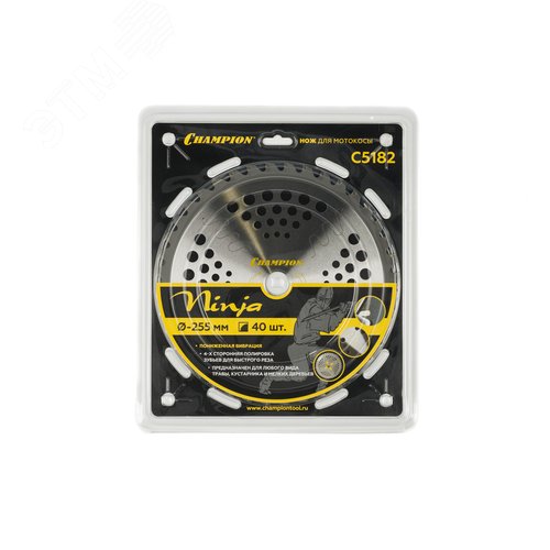 Изображение товара Нож с зубцами из твердого сплава Ninja 40/255/25,4 (SRM-330ES/SRM-350ES,4605) (шт)