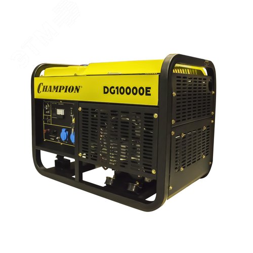 Изображение товара Генератор дизельный DG10000E (10/11кВт 17лс 25л 170кг электро стартер,колеса, счетчик) (шт)