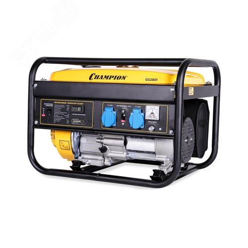 Изображение товара Генератор GG2801 (2,8/3,0 кВт 7лс 15л 39 кг, счетчик) (шт)