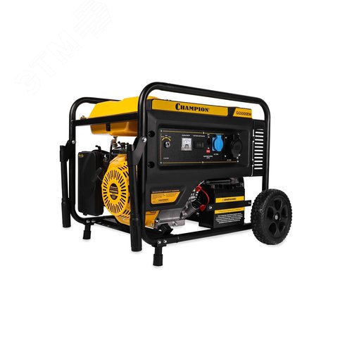 Изображение товара Генератор GG5000EW (5/5,5кВт 15лс 25л 81кг электро старт, колеса, счетчик) (шт)