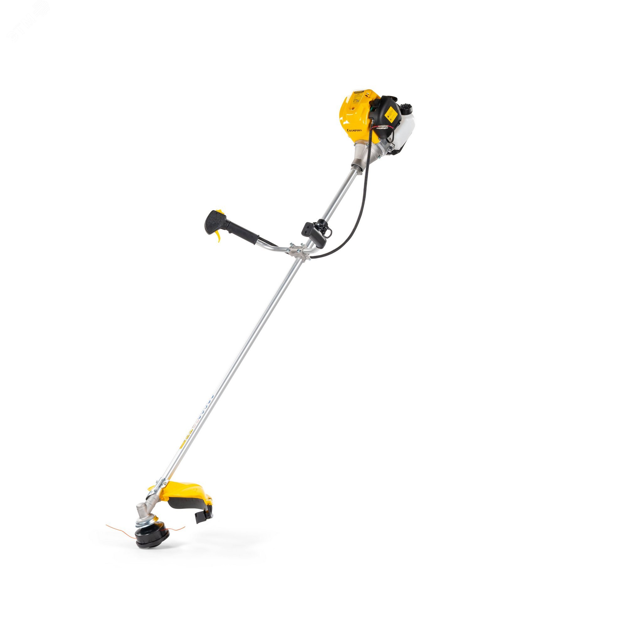 Изображение товара Триммер Champion Т374FS мощный 1 кВт для сада и дачи с леской и ножом