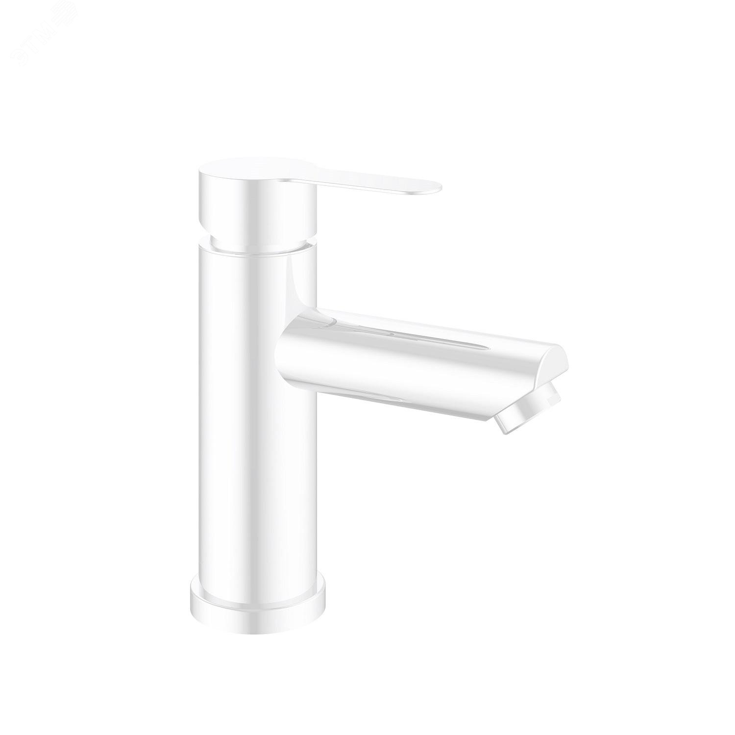 Изображение товара Смеситель для умывальника GOTA ROCIO белый нержавеющая сталь