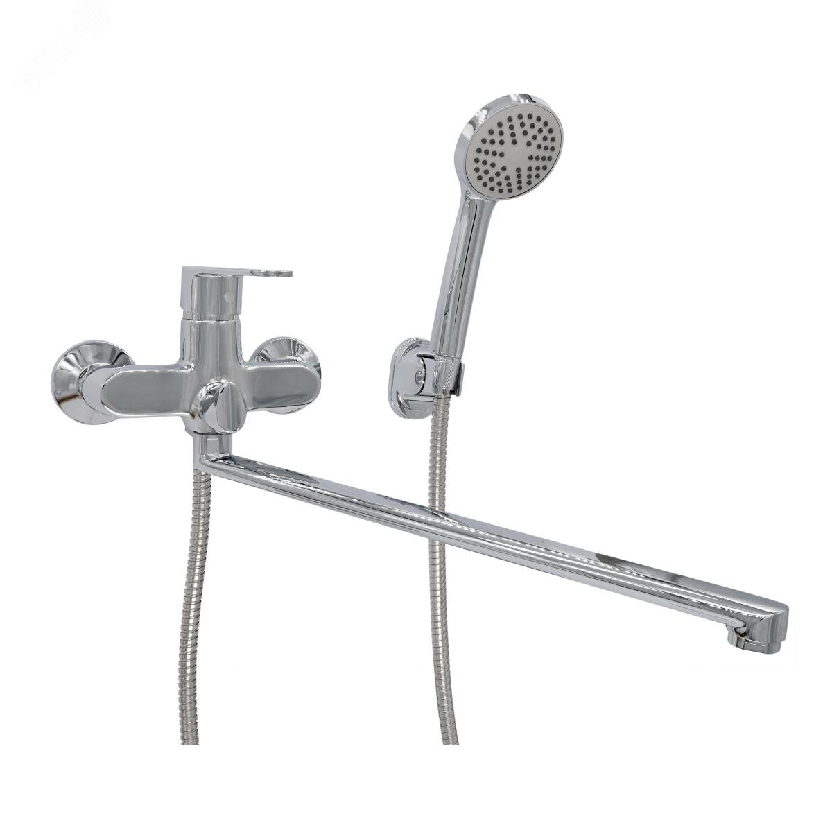 Изображение товара Смеситель для ванны шаровый с изливом L-35 и переключателем душа GOTA ROCIO Valencia