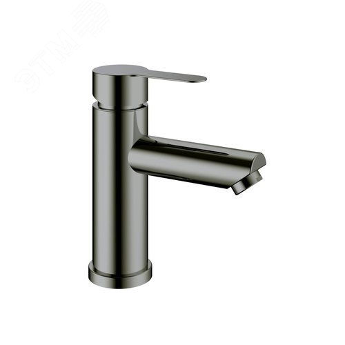 Изображение товара Смеситель для умывальника шаровый оружейная сталь нержавеющая сталь (шт)