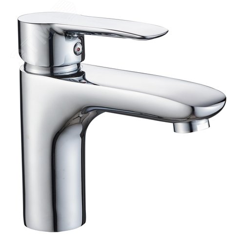 Изображение товара Смеситель для умывальника шаровый крепеж гайка (шт)