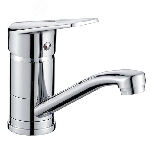 Изображение товара Смеситель для кухни шаровый с коротким изливом с гайкой (шт)