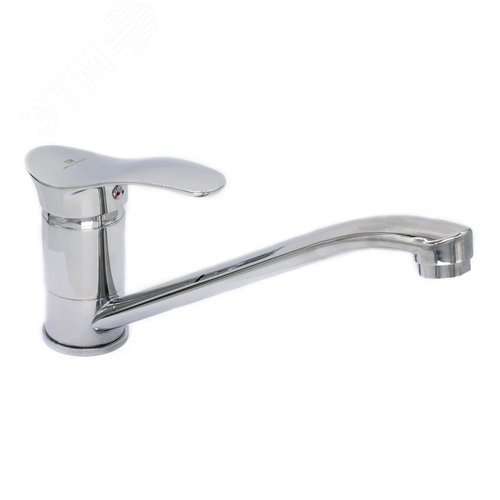 Изображение товара Смеситель для кухни шаровый с длинным изливом, крепеж гайка (шт)