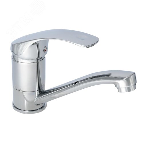 Изображение товара Смеситель для кухни шаровый с коротким изливом с гайкой (шт)