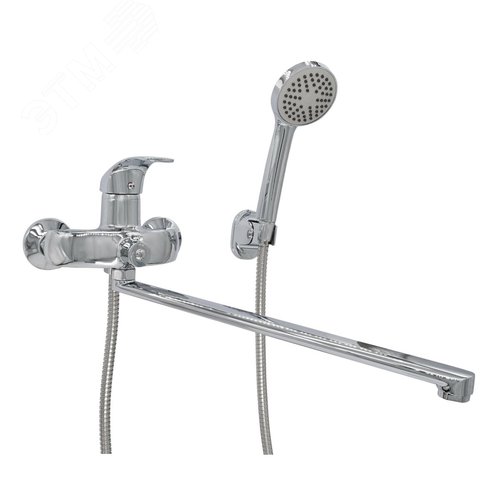 Изображение товара Смеситель для ванны шаровый с изливом L-40 переключателем душа (шт)