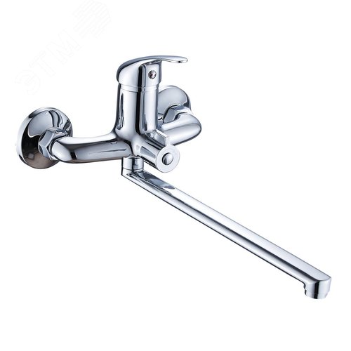 Изображение товара Смеситель для ванны шаровый с изливом L-30 переключатель душа (шт)