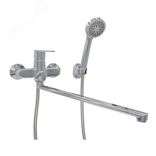 Изображение товара Смеситель для ванны шаровый с изливом L-35 переключатель душа (шт)