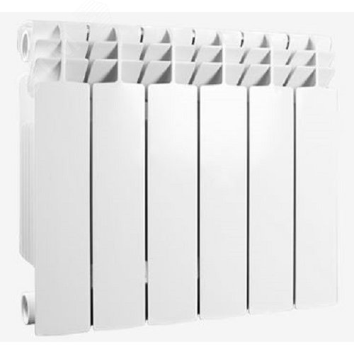 Изображение товара Радиатор биметаллический секционный ALUSTAL SUPER 500/100/10 боковое подключение 1980Вт (шт)