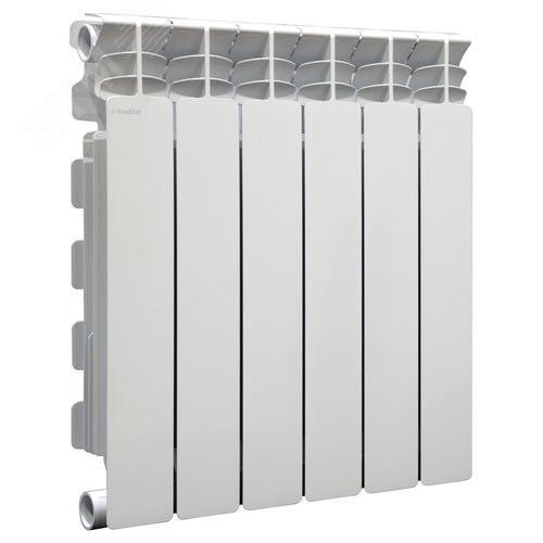 Изображение товара Радиатор алюминиевый секционный EXCLUSIVO SUPER 500/100/6 боковое подключение 1158Вт (шт)