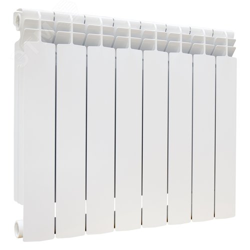 Изображение товара Радиатор биметаллический секционный EVOSTAL BIMETAL SUPER 500/100/8 боковое подключение 1480Вт (шт)