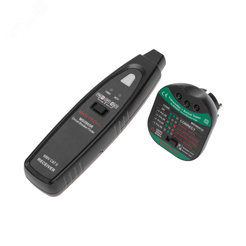 Изображение товара Тестер розеток, детектор автоматов MS5905RTD MASTECH (шт)