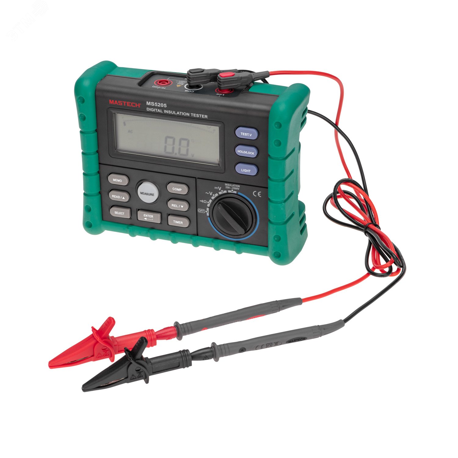 Изображение товара Измеритель сопротивления изоляции MS5205 MASTECH (шт)