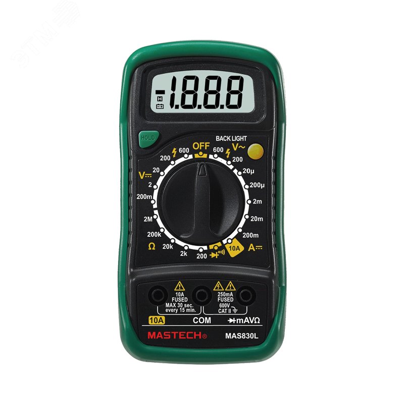 Изображение товара Мультиметр портативный MAS830L (шт)