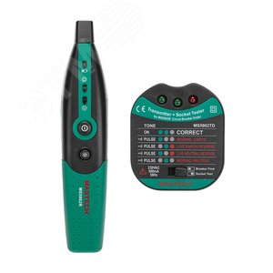 Изображение товара Тестер розеток, детектор автоматов MS5902RTD MASTECH (шт)