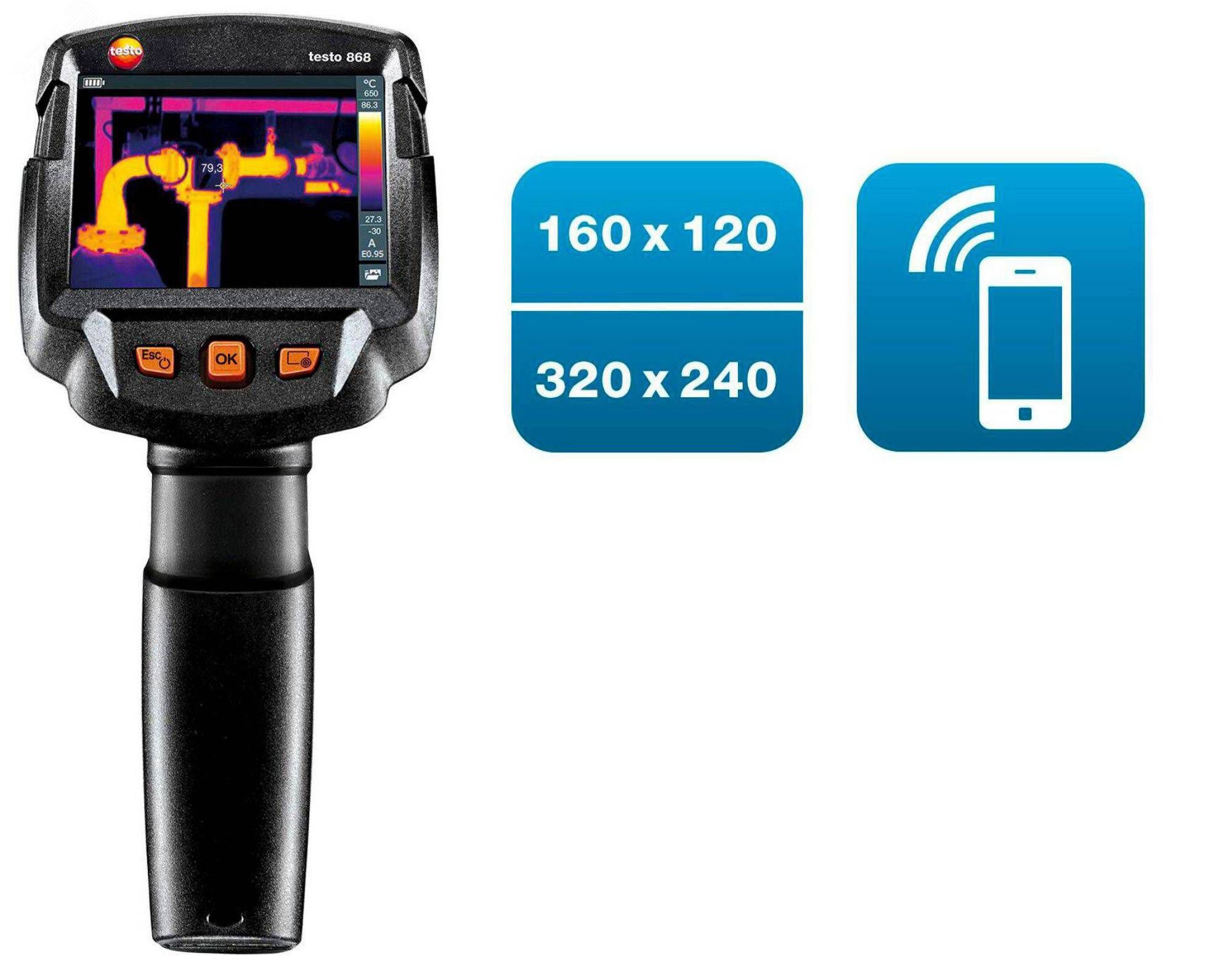 Изображение товара Тепловизор Тesto 868 (шт)