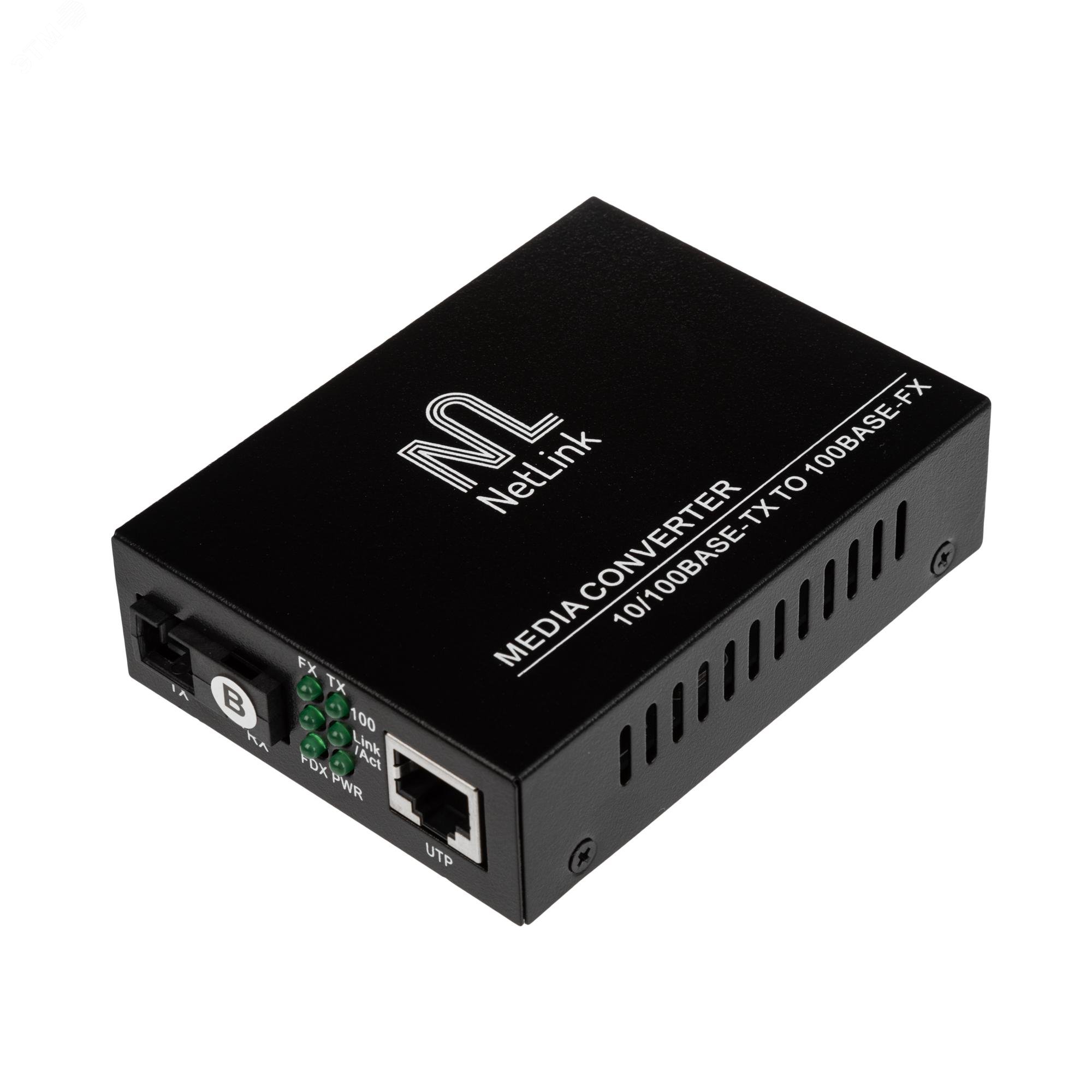 Изображение товара Медиаконвертер NetLink FE-920B20SC для преобразования Ethernet