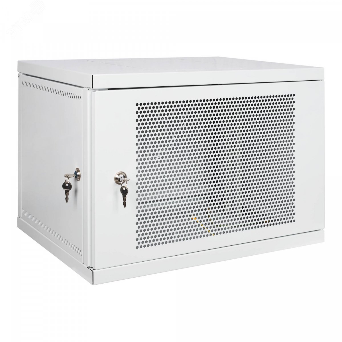 Изображение товара Настенный телекоммуникационный шкаф 19 9U перфорированная дверь Россия