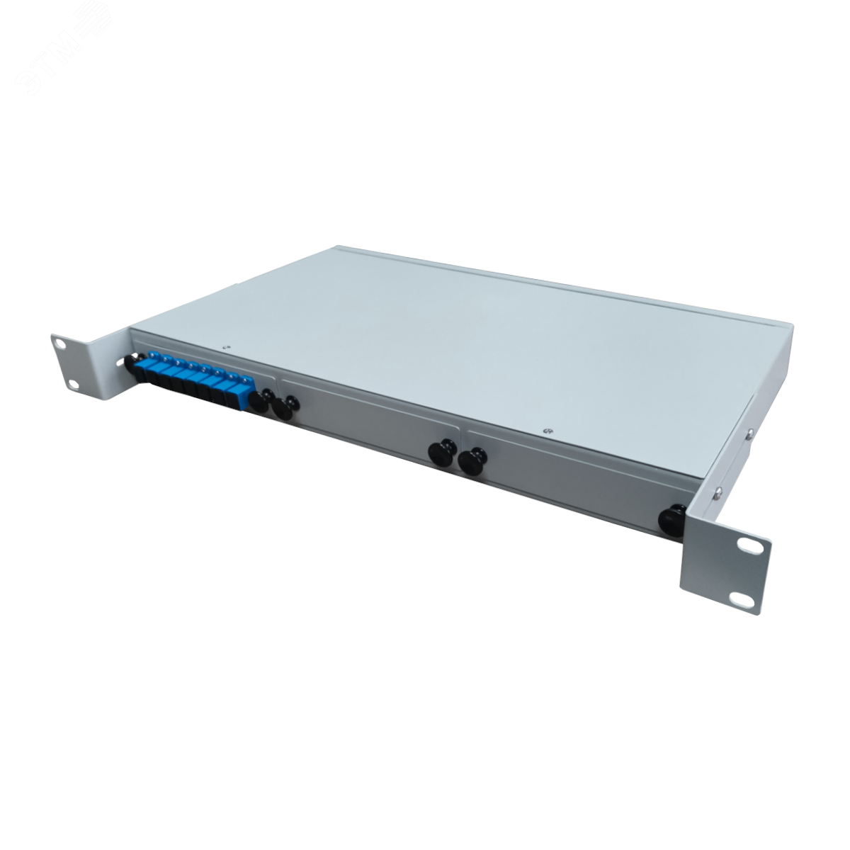 Изображение товара Оптический кросс стоечного типа КРУС 1U 24/24, 8 портов, металлик