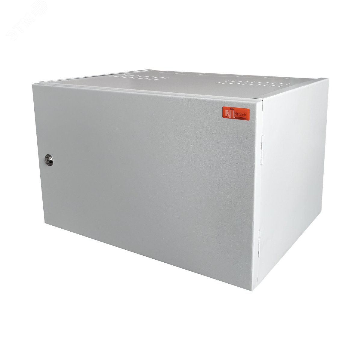 Изображение товара Шкаф настенный неразборный 19`` 15U, стеклянная дверь, 600*450, серый (шт)