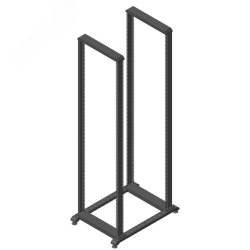 Изображение товара Стойка телекоммуникационная универсальная 42U, двухрамная (1975х570х800), цвет черный (шт)