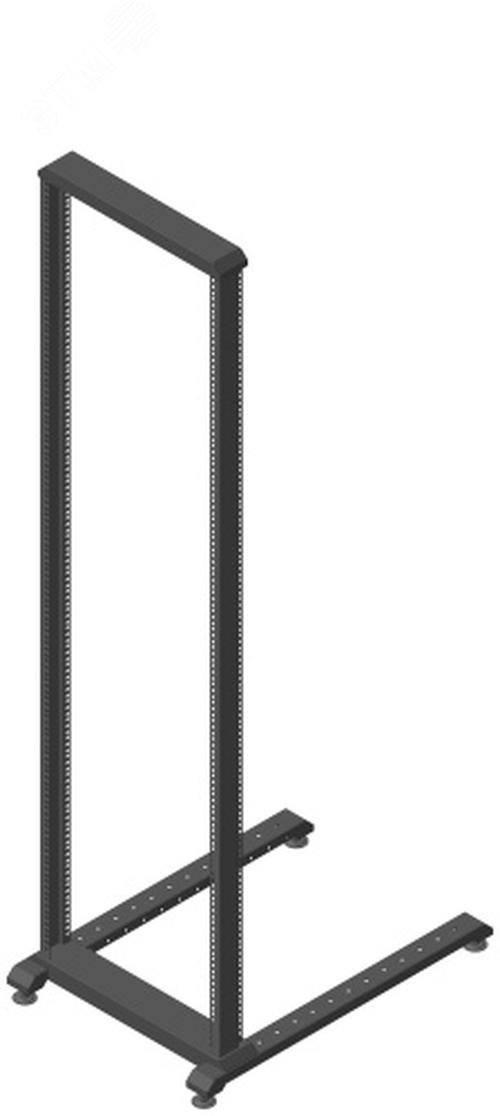 Изображение товара Стойка телекоммуникационная универсальная 22U, однорамная (1085х570х800), цвет черный (шт)