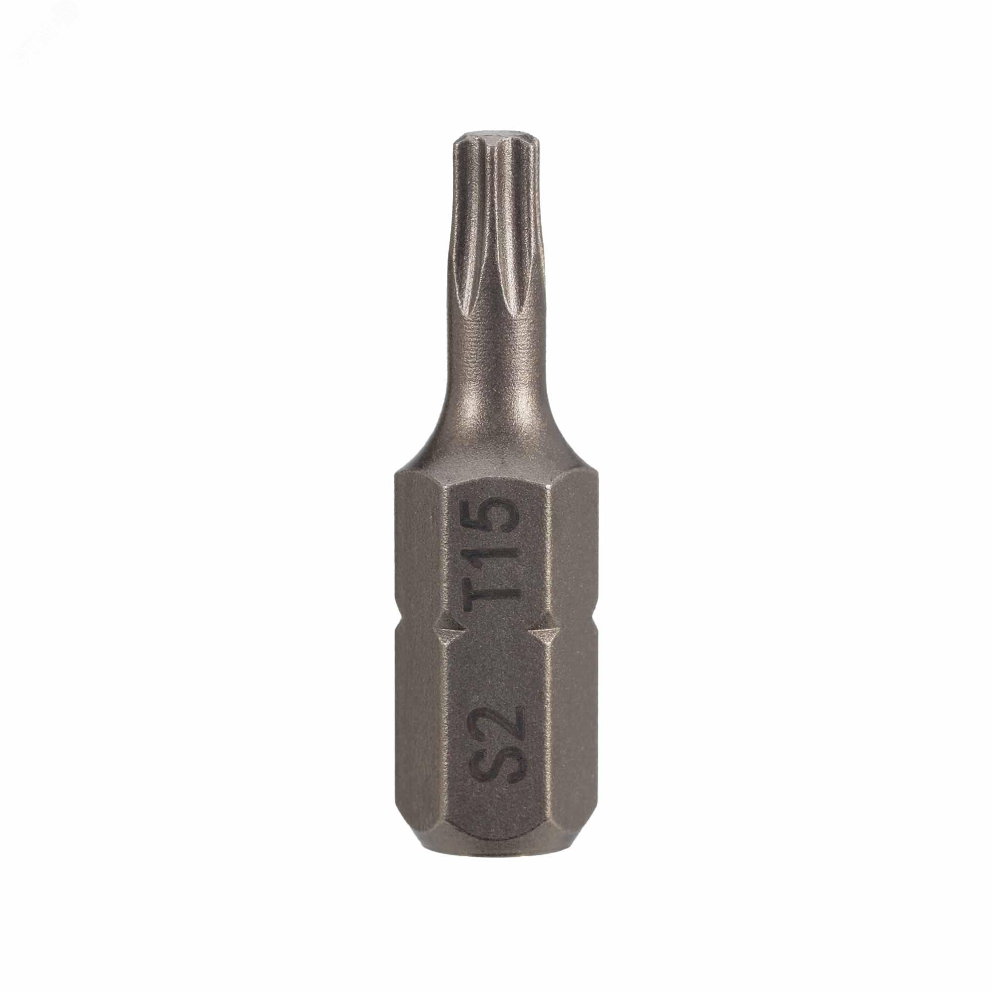 Изображение товара Бита TORX T15х25мм S2 (шт)