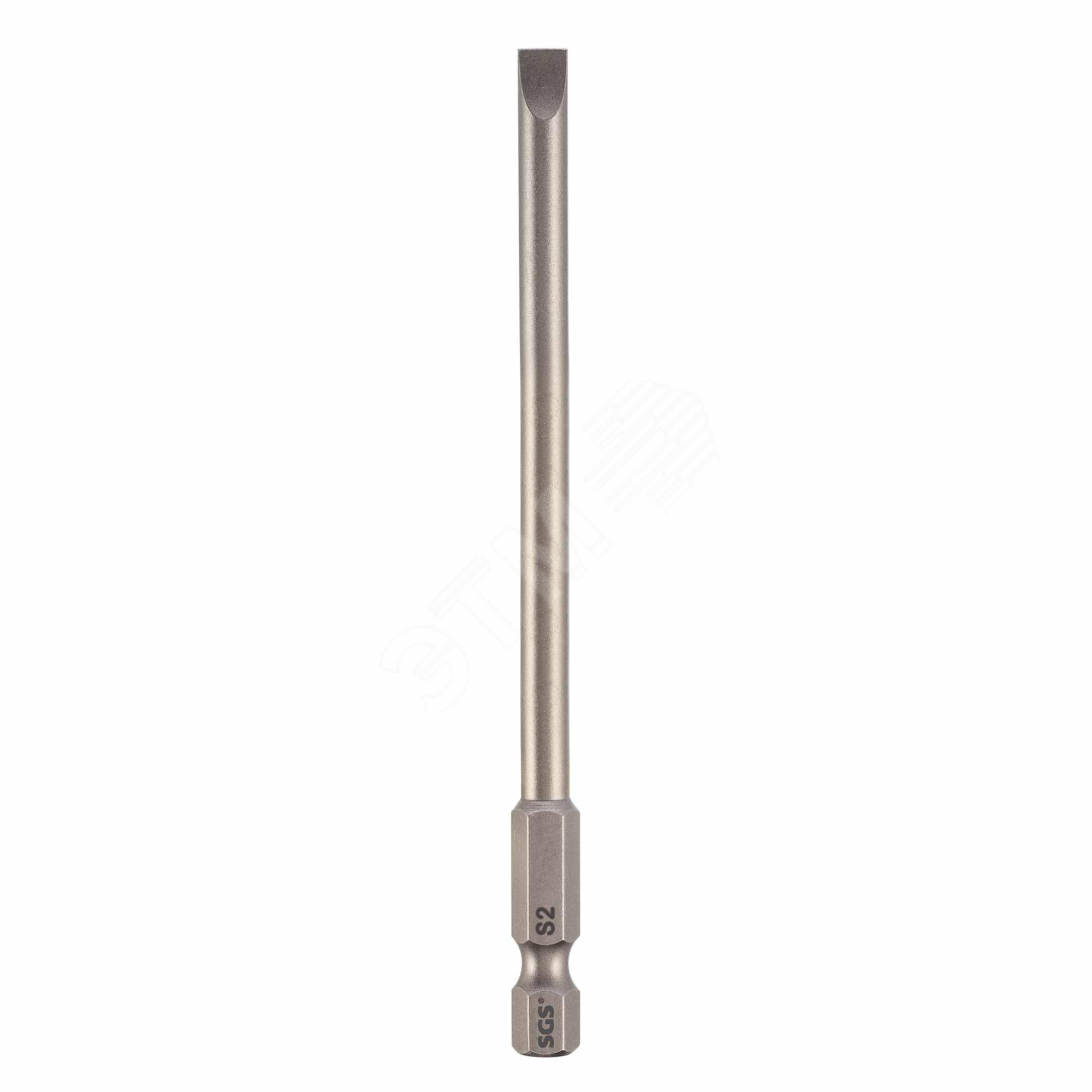 Изображение товара Бита шлицевая SL2,5x0,4 х110мм S2 1шт SGS 63110-SL2.5 (шт) Изображение товара Бита шлицевая SL2,5x0,4 х110мм S2 1шт SGS 63110-SL2.5 (шт)