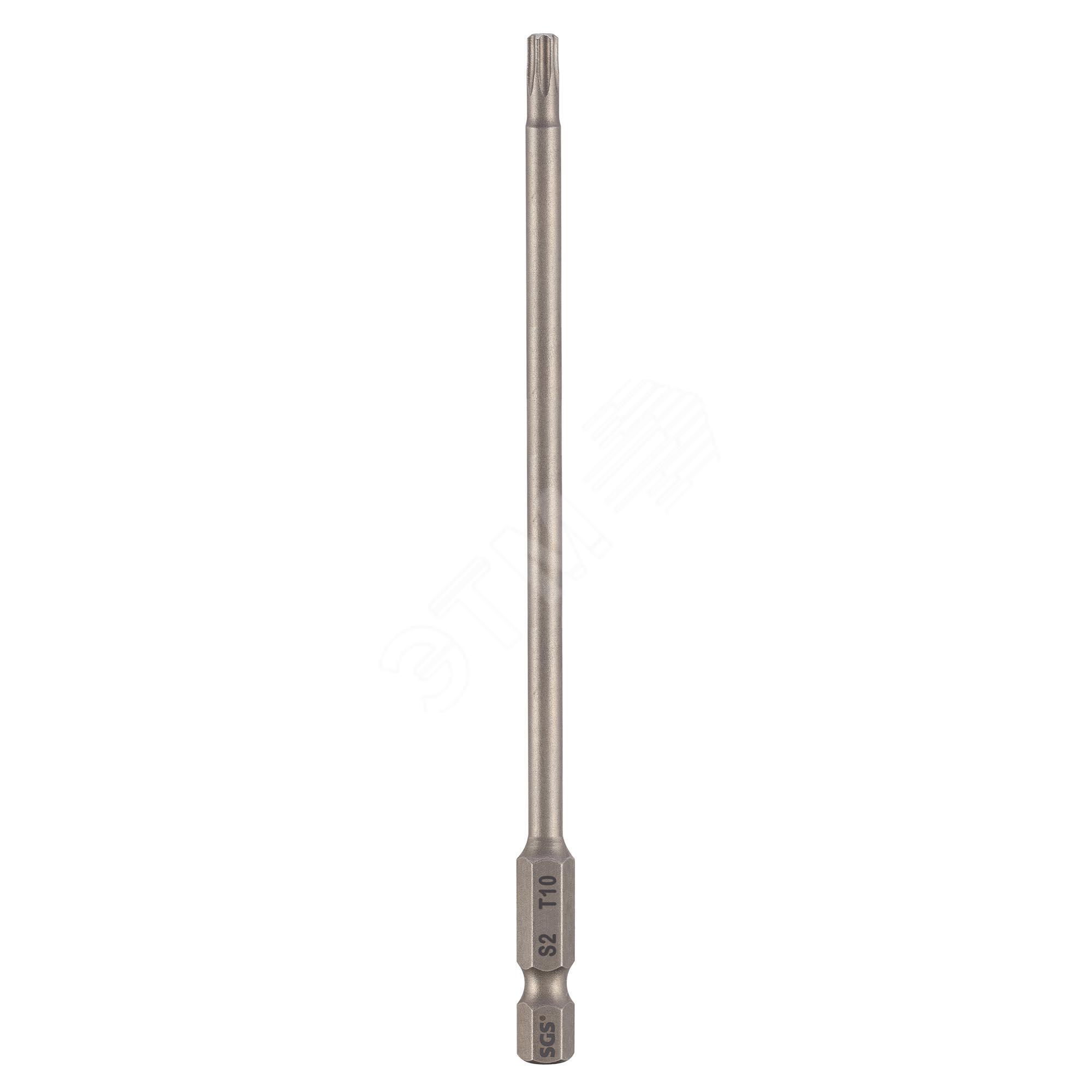 Изображение товара Бита T25 х300мм TORX S2 1шт SGS 63300-T25 (шт) Изображение товара Бита T25 х300мм TORX S2 1шт SGS 63300-T25 (шт)