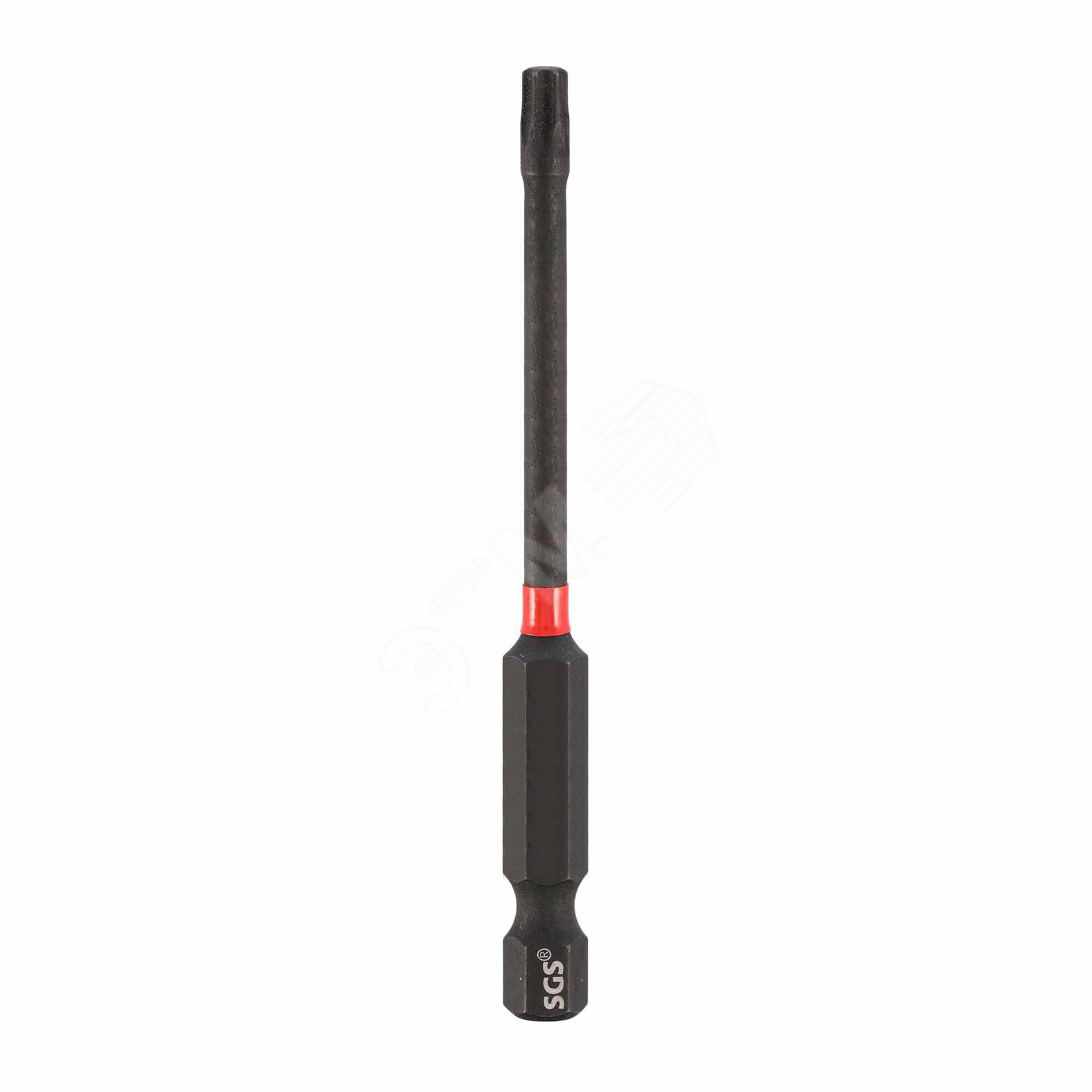 Изображение товара Бита T10 х90мм TORX Impact(ударная) S2 1шт SGS 6390-T10-IB (шт) Изображение товара Бита T10 х90мм TORX Impact(ударная) S2 1шт SGS 6390-T10-IB (шт)