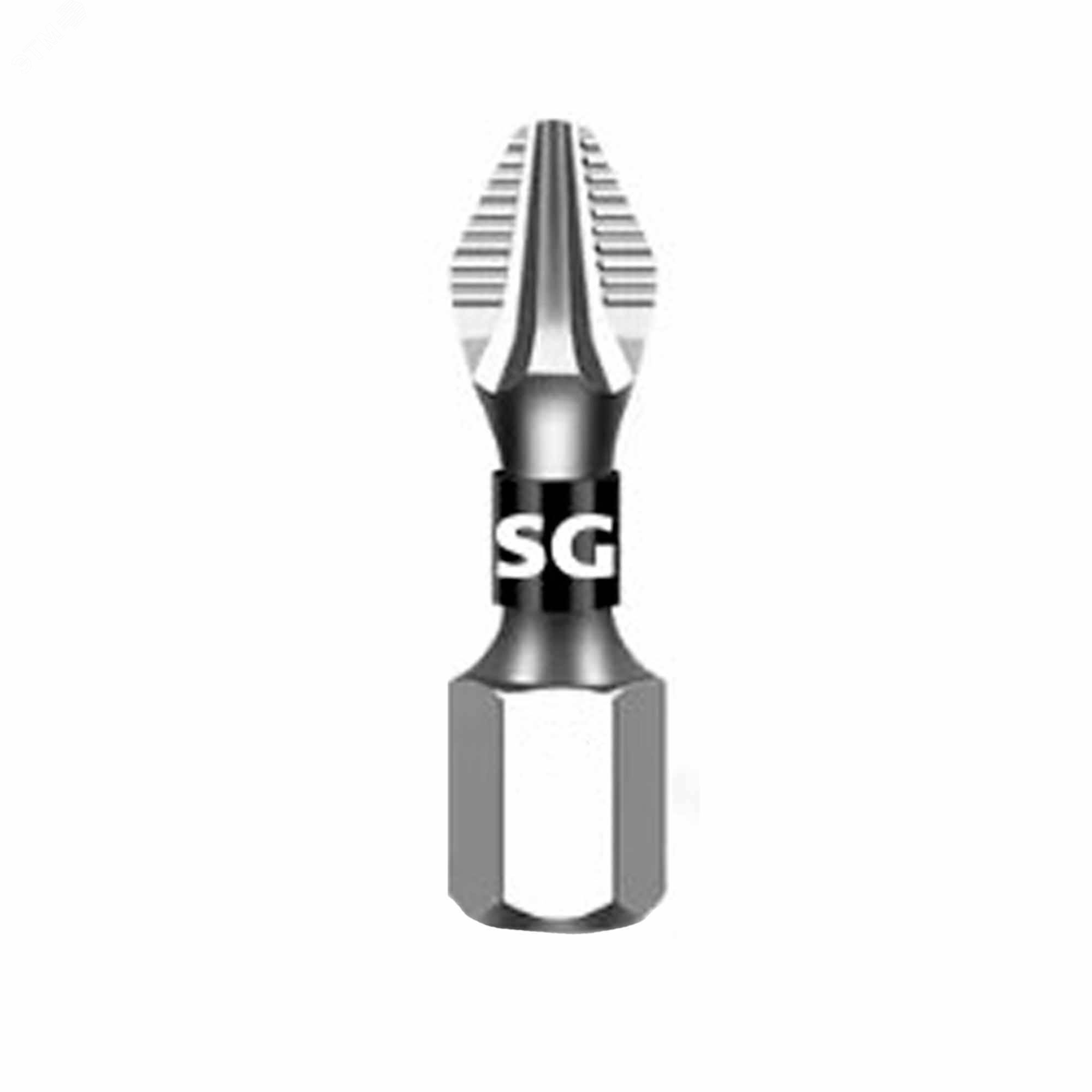 Изображение товара Бита PZ1 х25мм магнитная S2 1шт SGS 6325-PZ1-Anti-Slip (шт) Изображение товара Бита PZ1 х25мм магнитная S2 1шт SGS 6325-PZ1-Anti-Slip (шт)