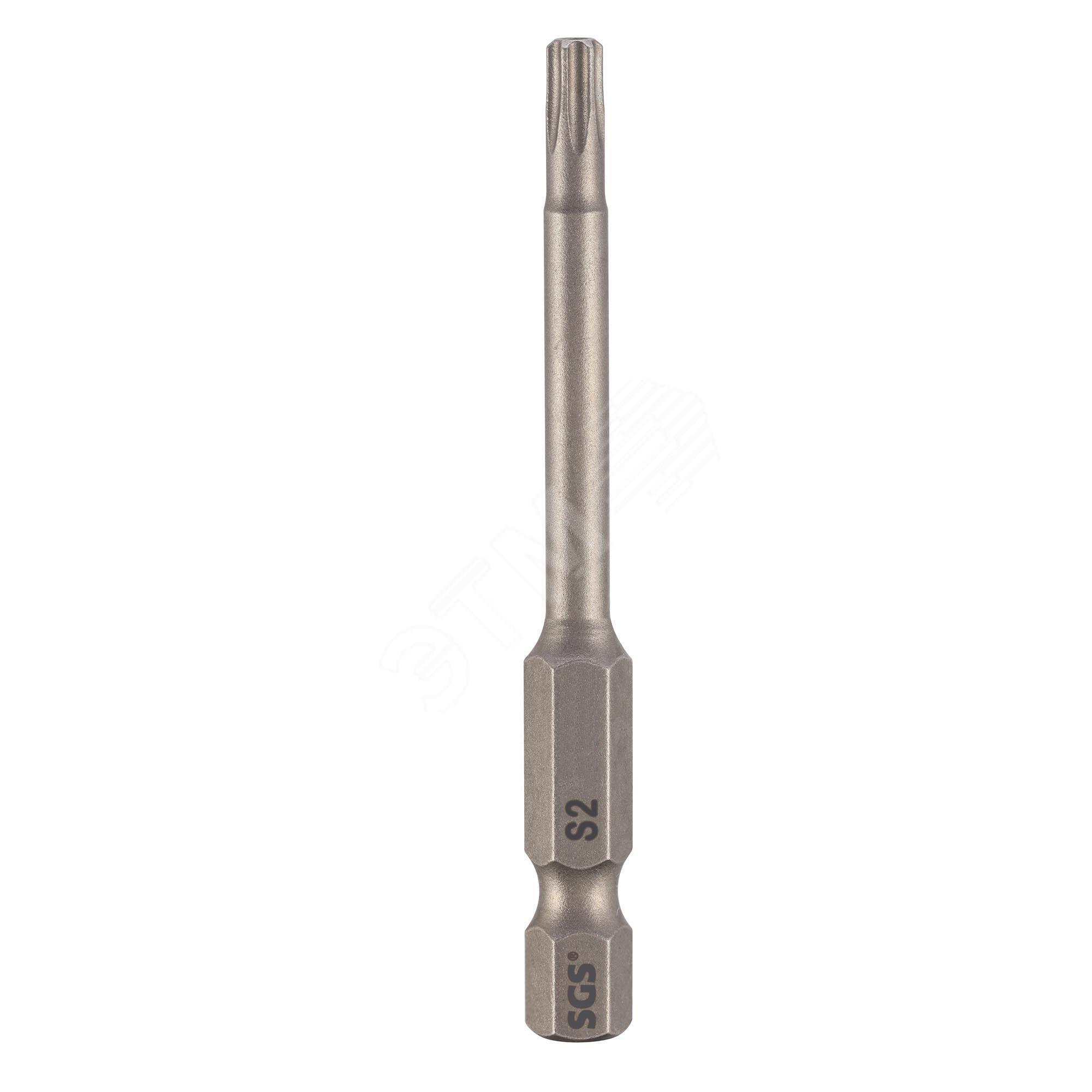 Изображение товара Бита T10H х90мм TORX TR (с отверстием) S2 1шт SGS 6390-TT10 (шт) Изображение товара Бита T10H х90мм TORX TR (с отверстием) S2 1шт SGS 6390-TT10 (шт)