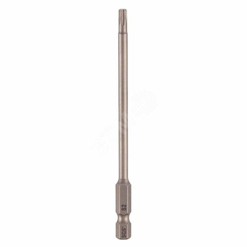 Изображение товара Бита T10H х110мм TORX TR (с отверстием) S2 1шт SGS 63110-TT10 (шт)