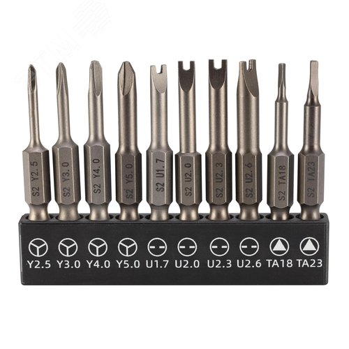 Изображение товара Набор бит Spanner/Tri-Wing/TA S2 50мм 10 (шт)