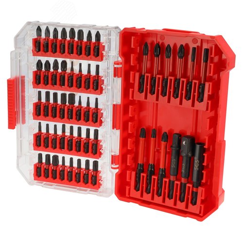 Изображение товара Набор бит PH/PZ/TORX/HEX/PLUS-MINUS S2 52 (шт)