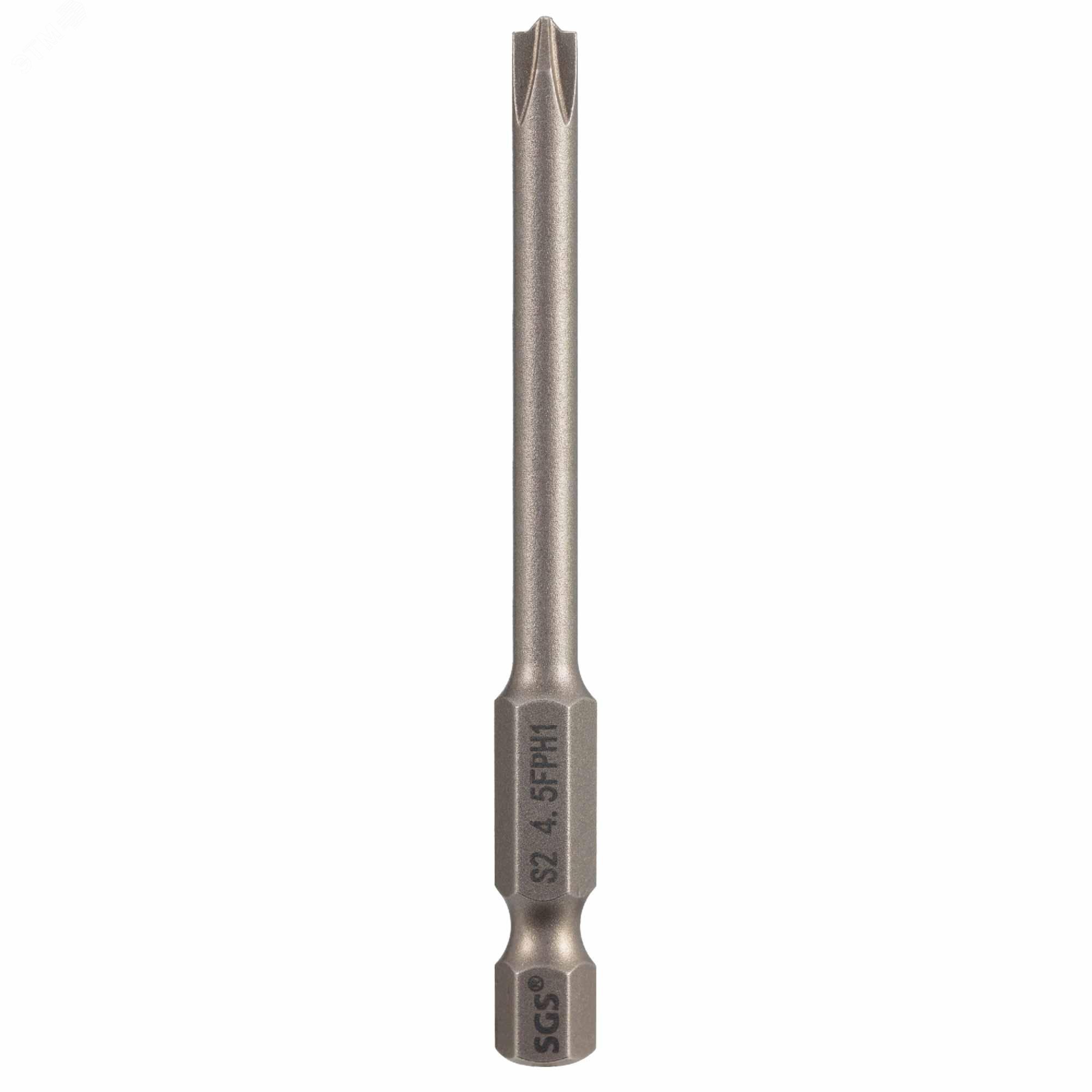 Изображение товара Бита для автоматов Plus/Minus SL/PH1 90мм из стали S2 для электромонтажа