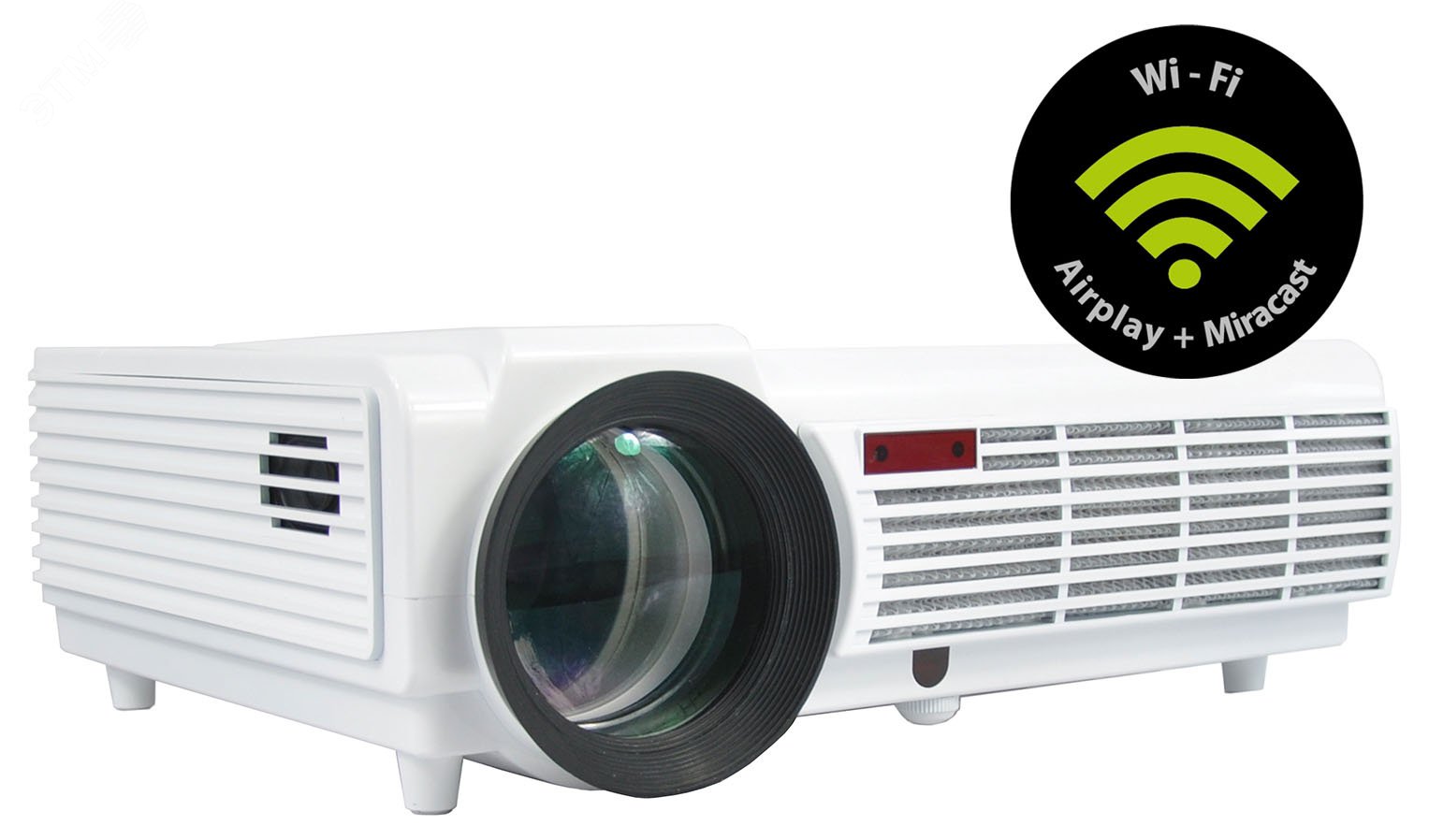 Изображение товара Проектор ламповый для экрана CS-PRO.09WT.WXGA-W LCD 3000Lm LS 300Lm ANSI (1280x720) 2xUSB typeA 2xHDMI (шт)