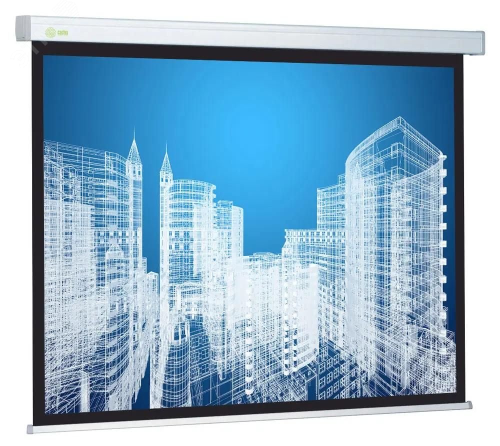 Изображение товара Экран настенно-потолочный рулонный Cactus Wallscreen CS-PSW-187x332 16:9