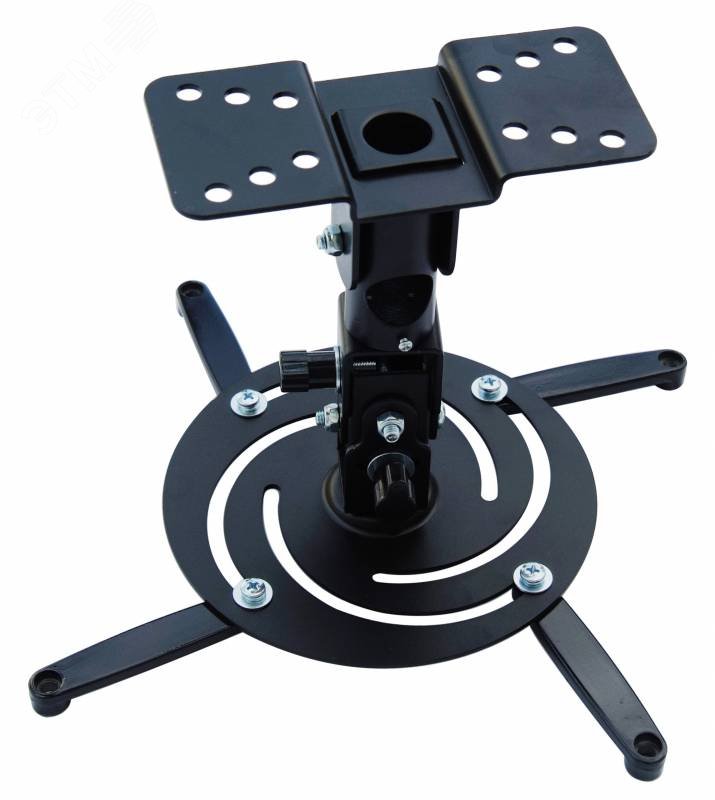 Изображение товара Кронштейн для проектора CS-VM-PR04-BK потолочный поворот и наклон, макс.10кг., черный (шт)