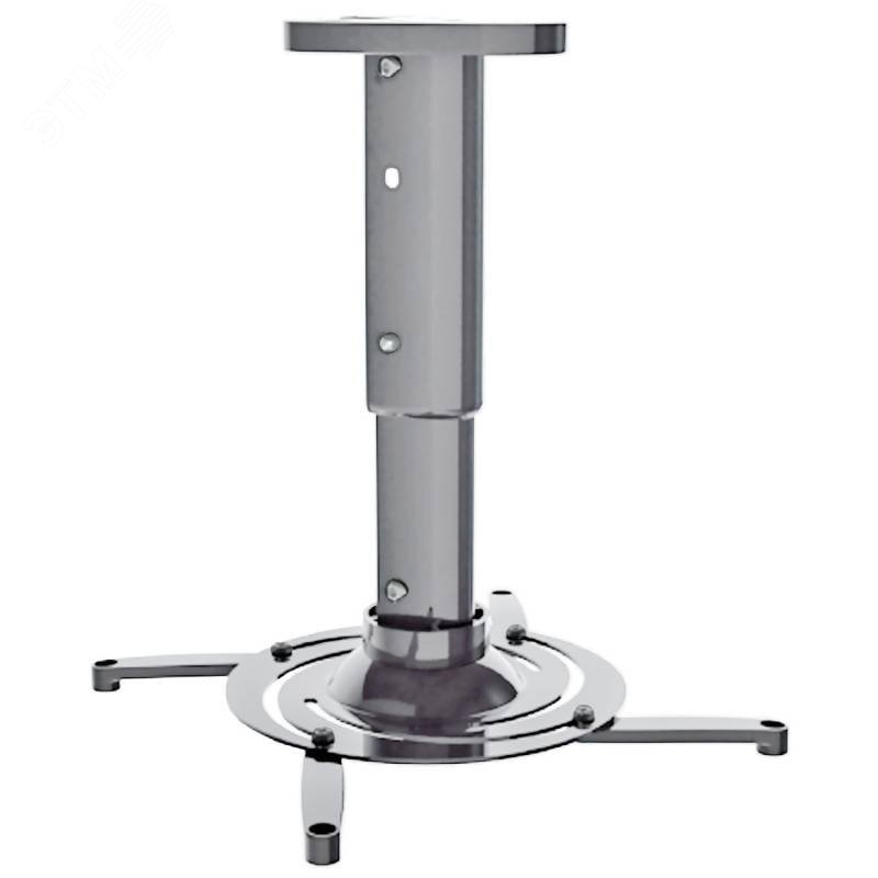 Изображение товара Кронштейн для проектора CS-VM-PR05M-AL потолочный поворот и наклон, макс.24кг., серебристый (шт)