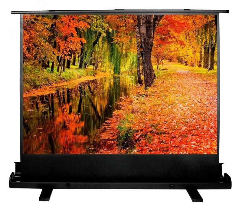 Изображение товара Напольный рулонный экран для проектора 98,4 дюйма 200x150 см 4:3 FloorExpert