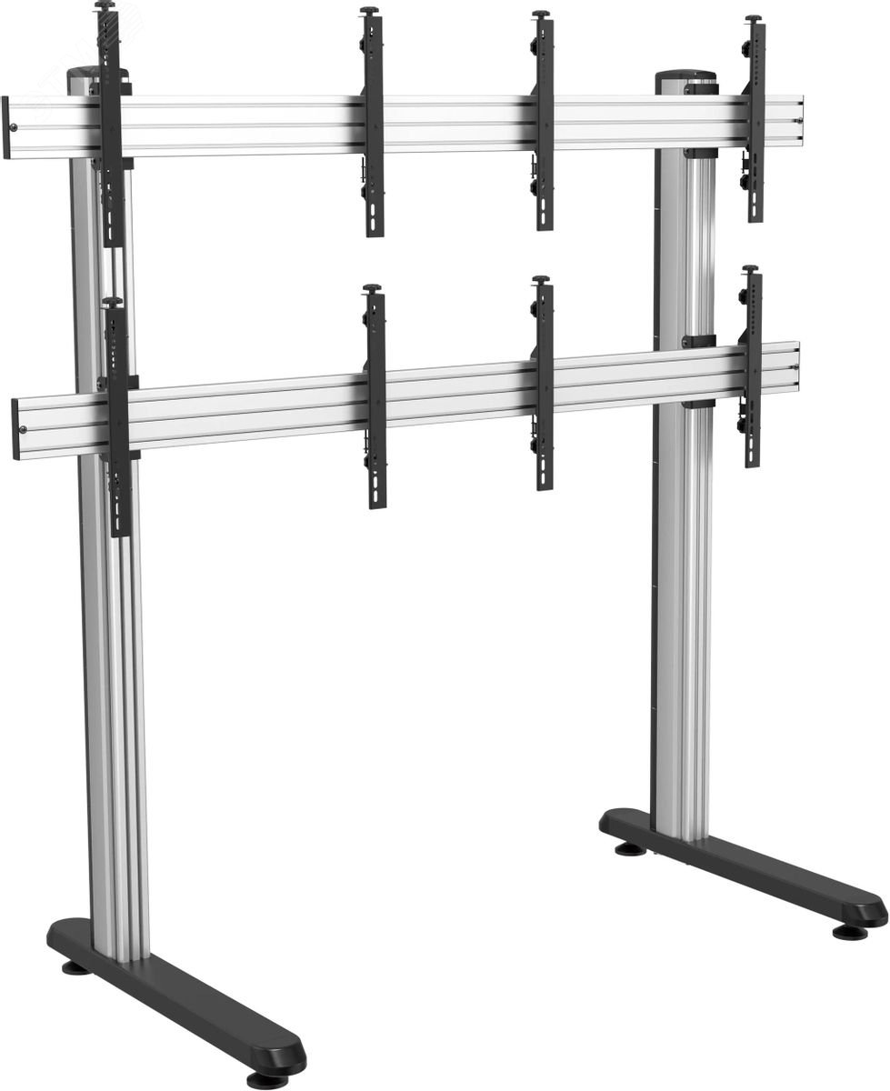 Изображение товара Стойка для телевизора 45''-55'' макс.50кг напольный мобильный, черный (шт)